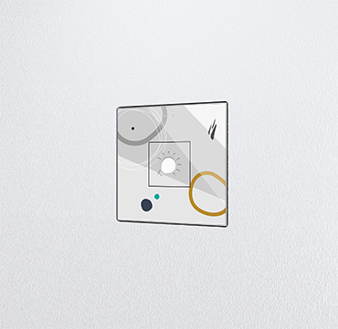 Accessoire pour l'installation au ras du mur en placoplâtre pour Flat v2 et IWAC Display