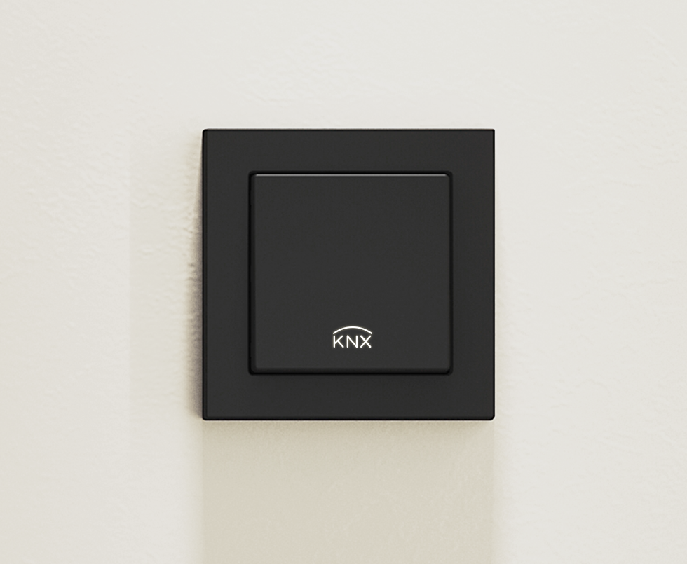 Bouton poussoir Soft KNX