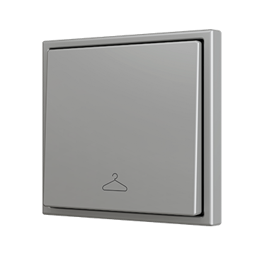 ZS70 - Bouton poussoir Soft simple pour 1 entrée binaire 70x70 mm